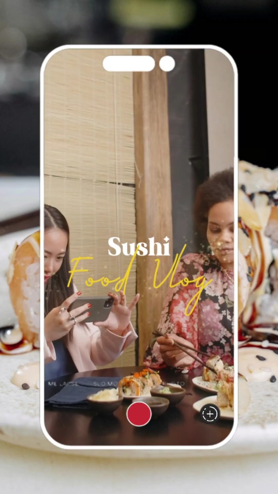 Sushi food vlog