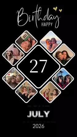 Birthday 27 July