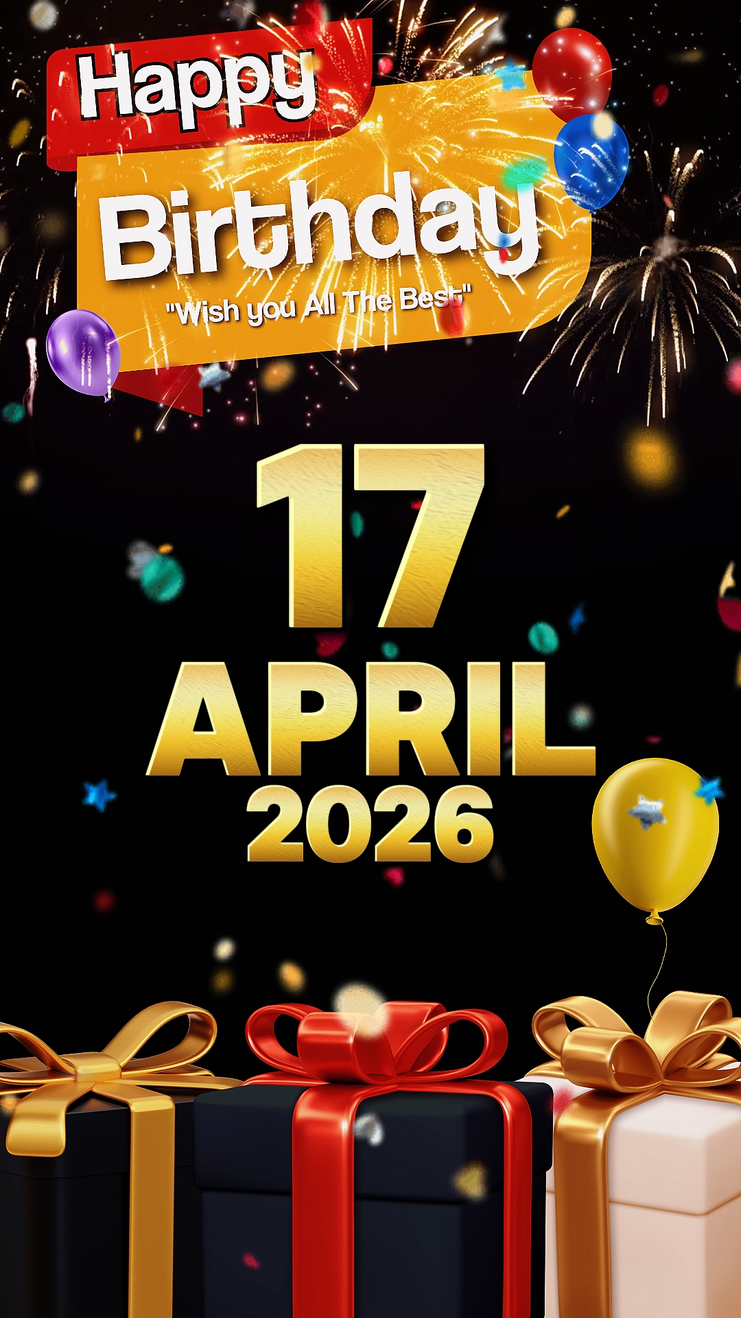 Selamat ulang tahun 17 April 2026