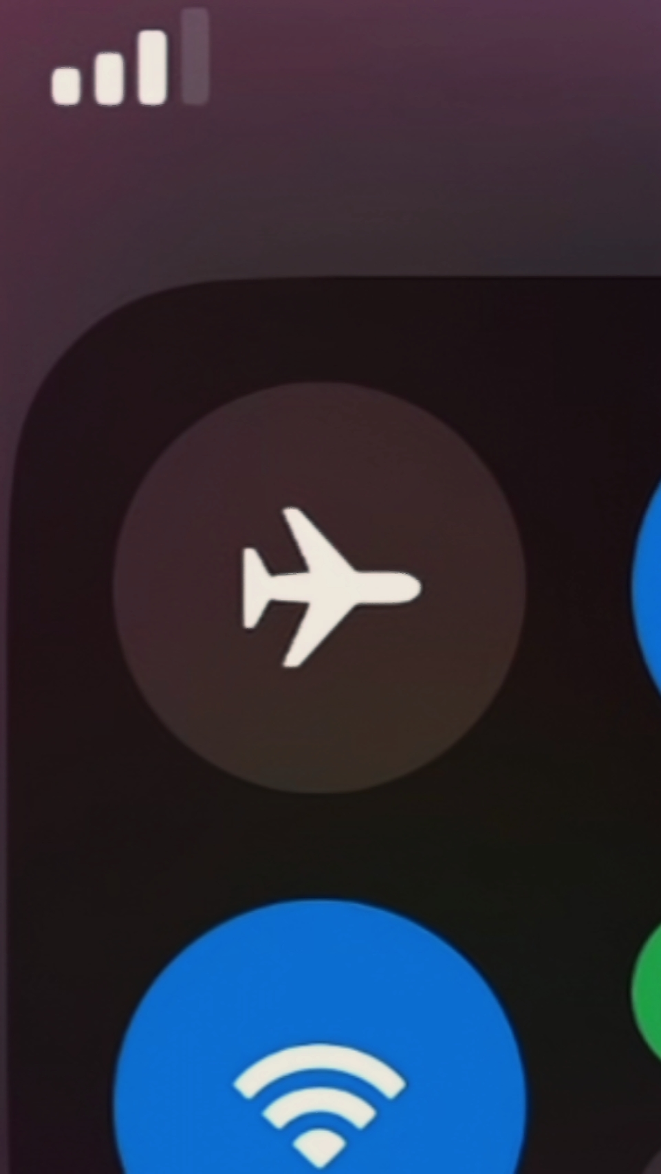 Modo avión aéreo