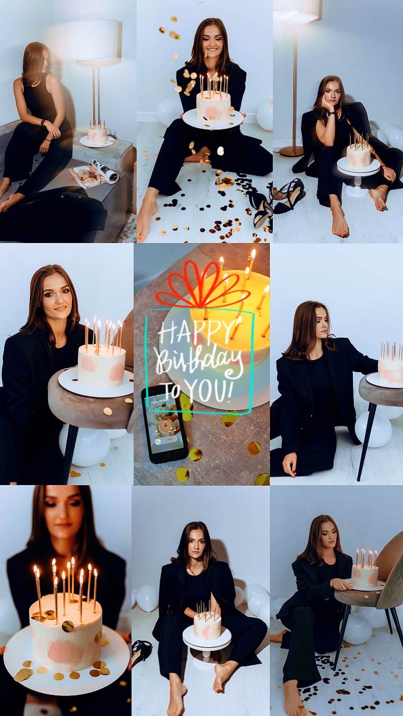 Modelo de aniversário