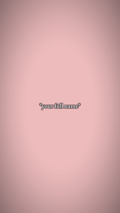 name