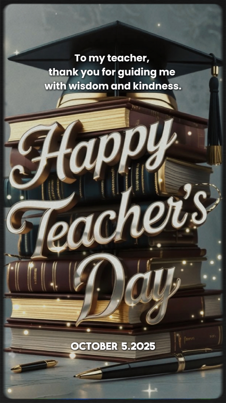 Feliz Dia Dos Professores