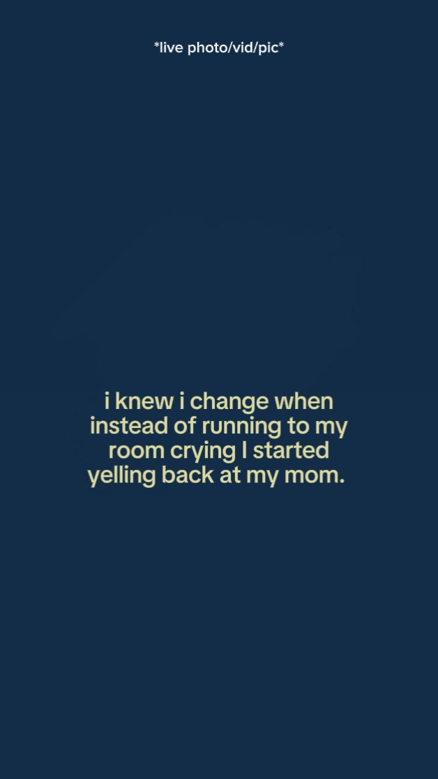 Je sais que je change quand