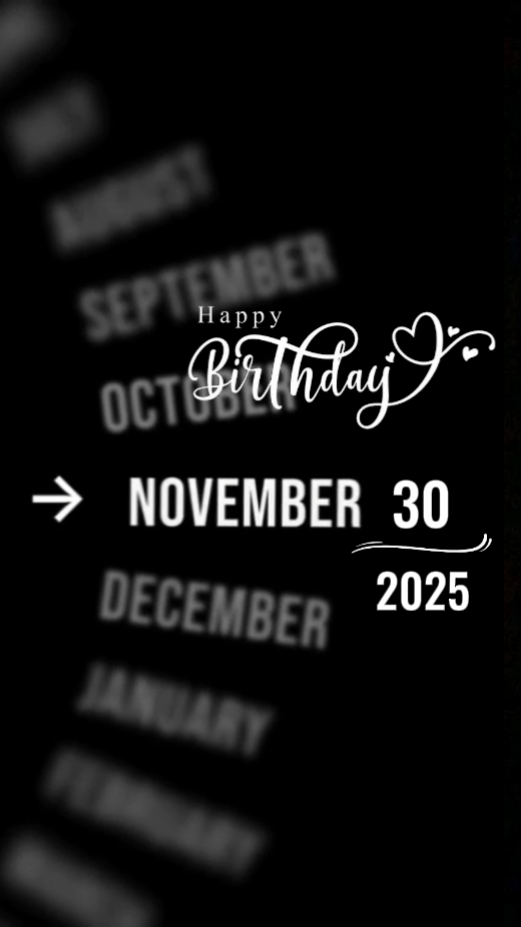 30 November Birthday