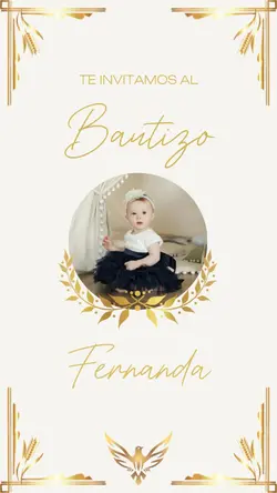 Invitación Bautizo
