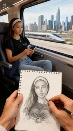 Pencil drawing 