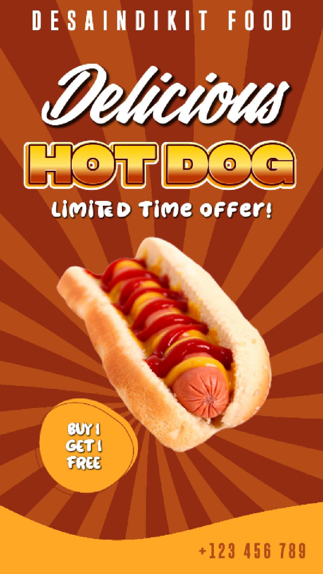 Template ng Hot Dog