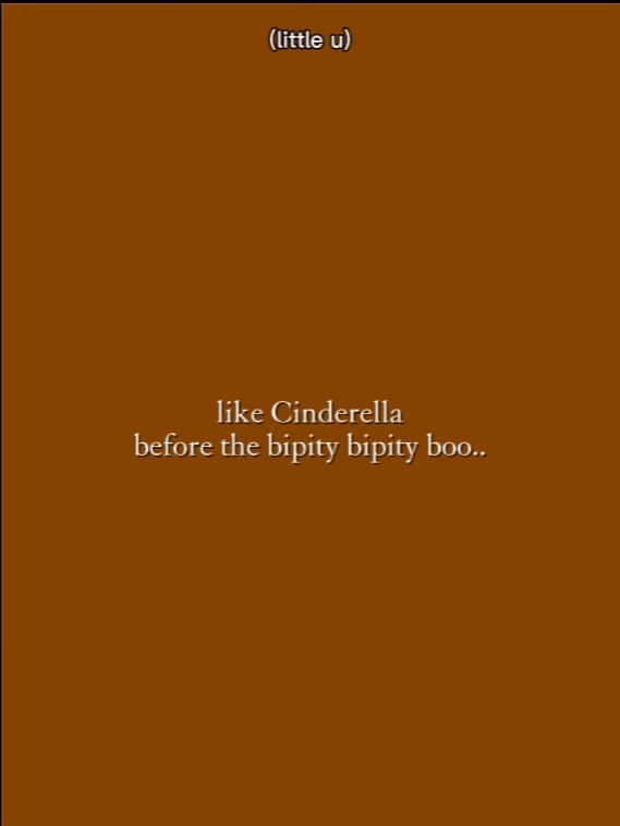 seperti Cinderella 