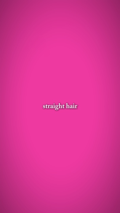 Glattes Haar