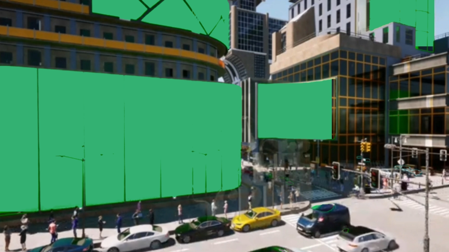 Cartelera verde scre