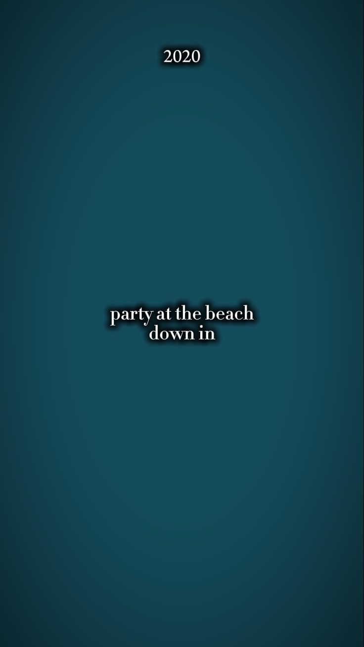 party at the beach 
