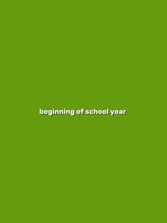 end of school year 