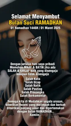 Menyambut Ramadhan