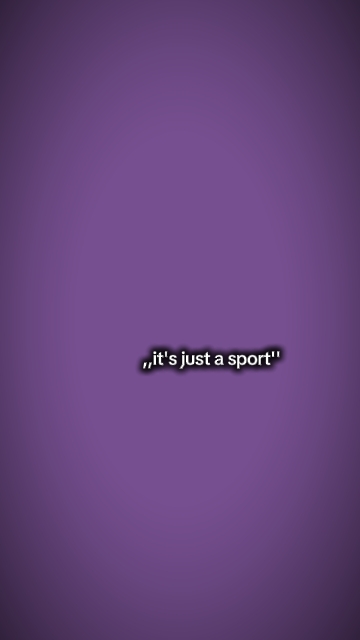 C'est juste un sport