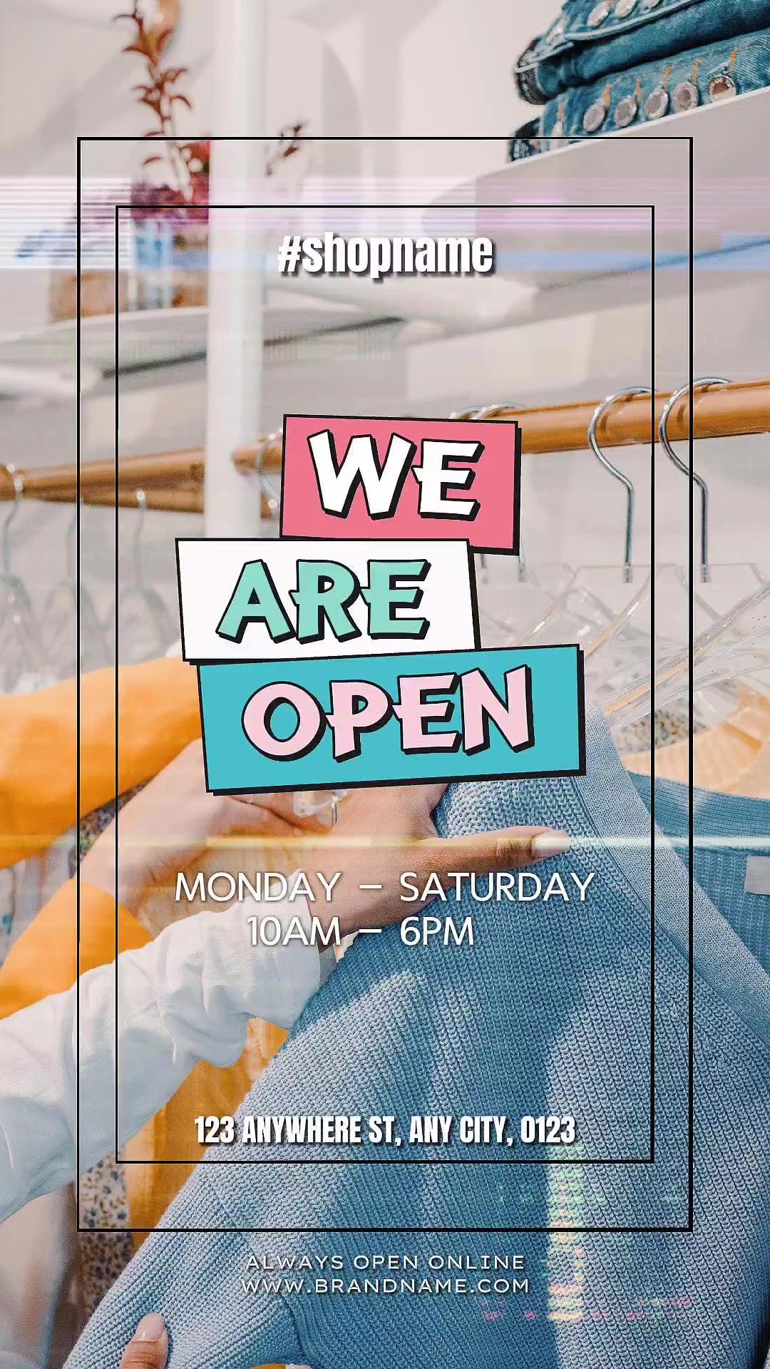 We Are Open 