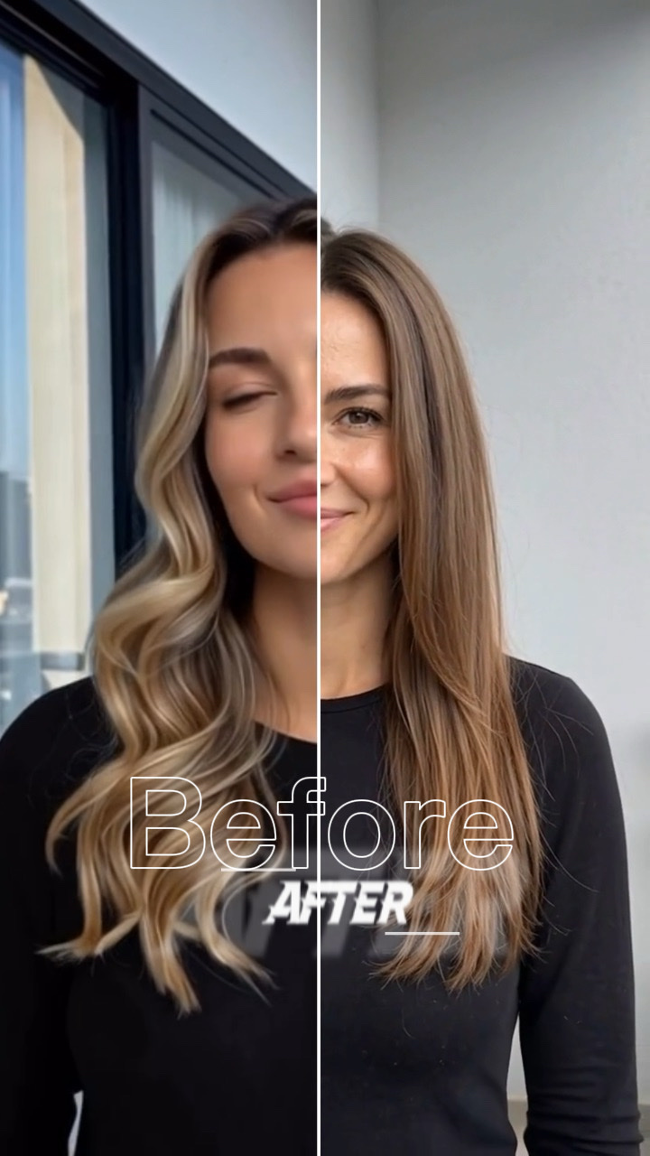 Before after salon