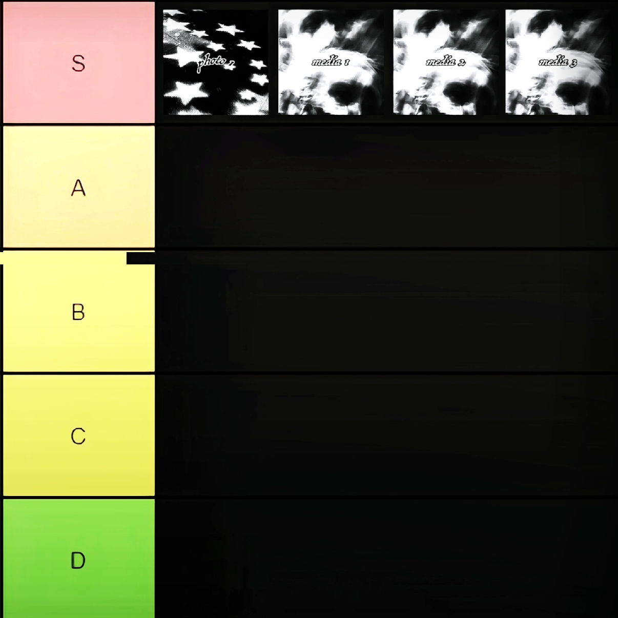 tier list edit