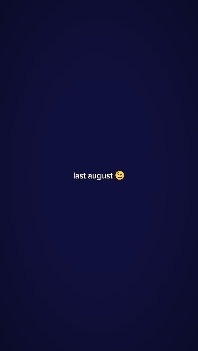 last August