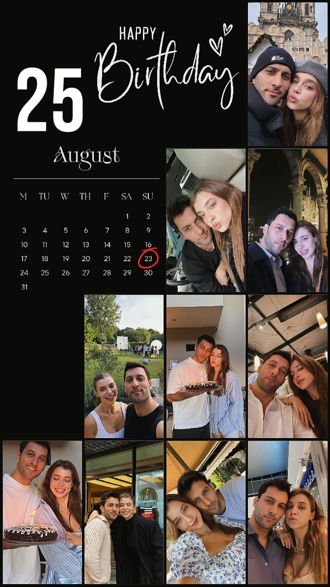 Birthday 25 August