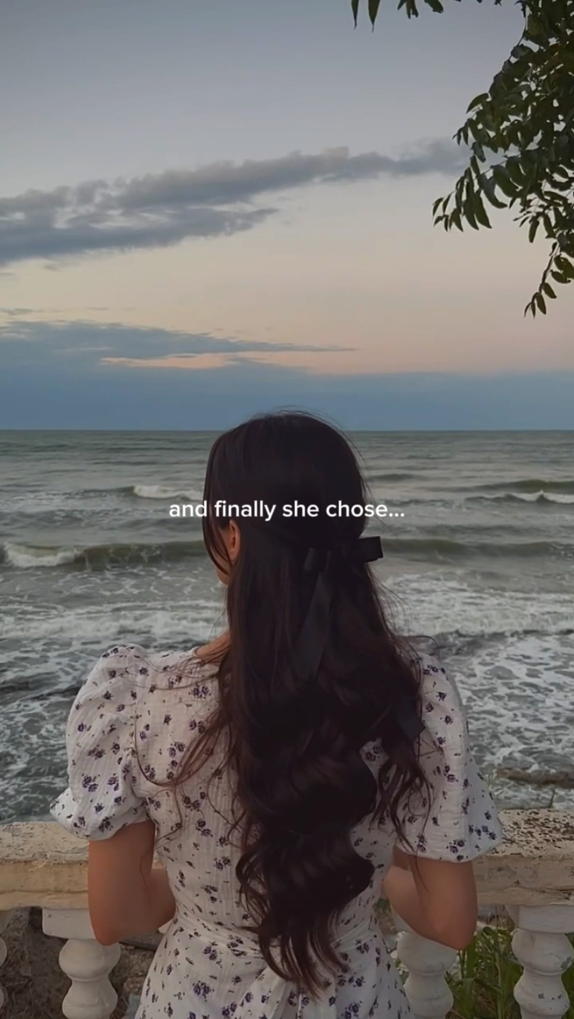 chose herself
