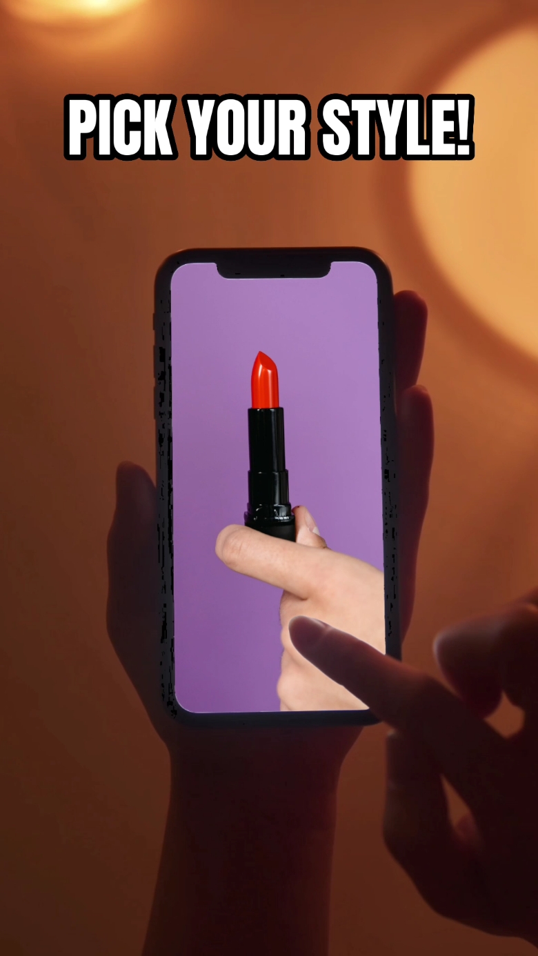 Introdução à exibição do produto de maquiagem de beleza começando o estilo TikTok