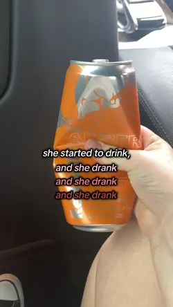 she drank