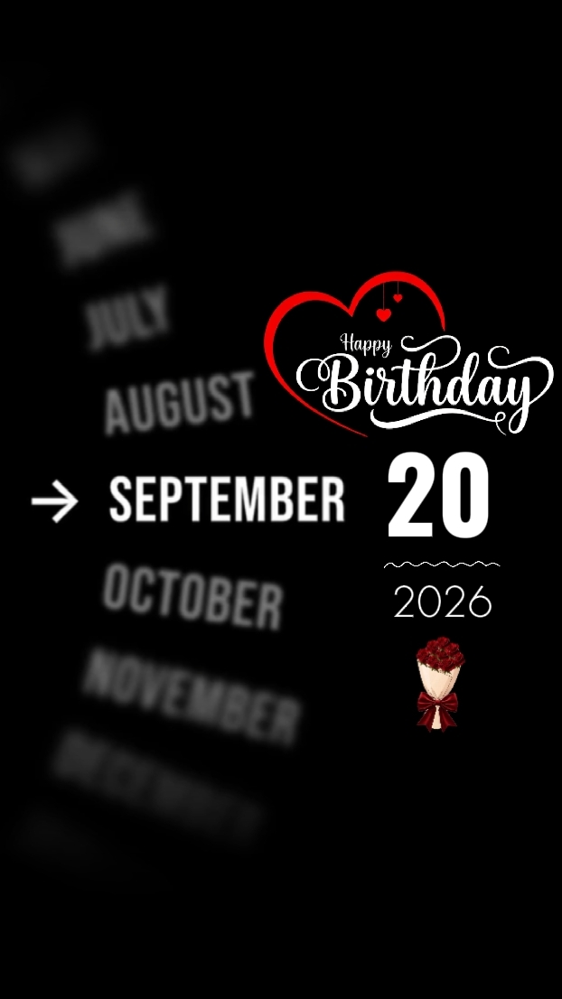 ANNIVERSAIRE LOVE 20 SEPTEMBRE