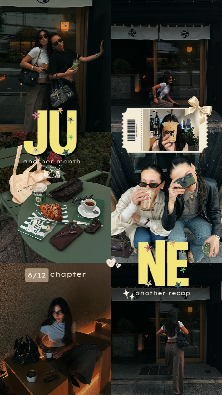 June recap aesthetic