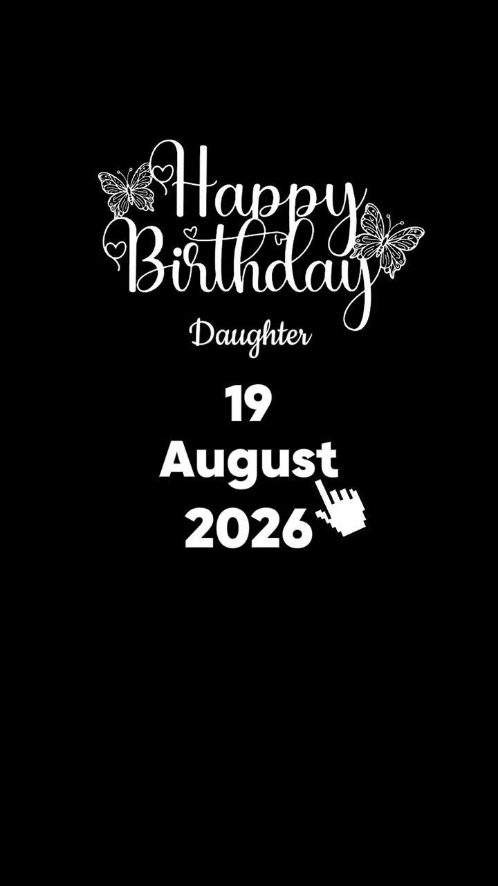 HBD DAIGHTER 19 AUGU