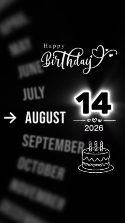 HBDMyLove14August