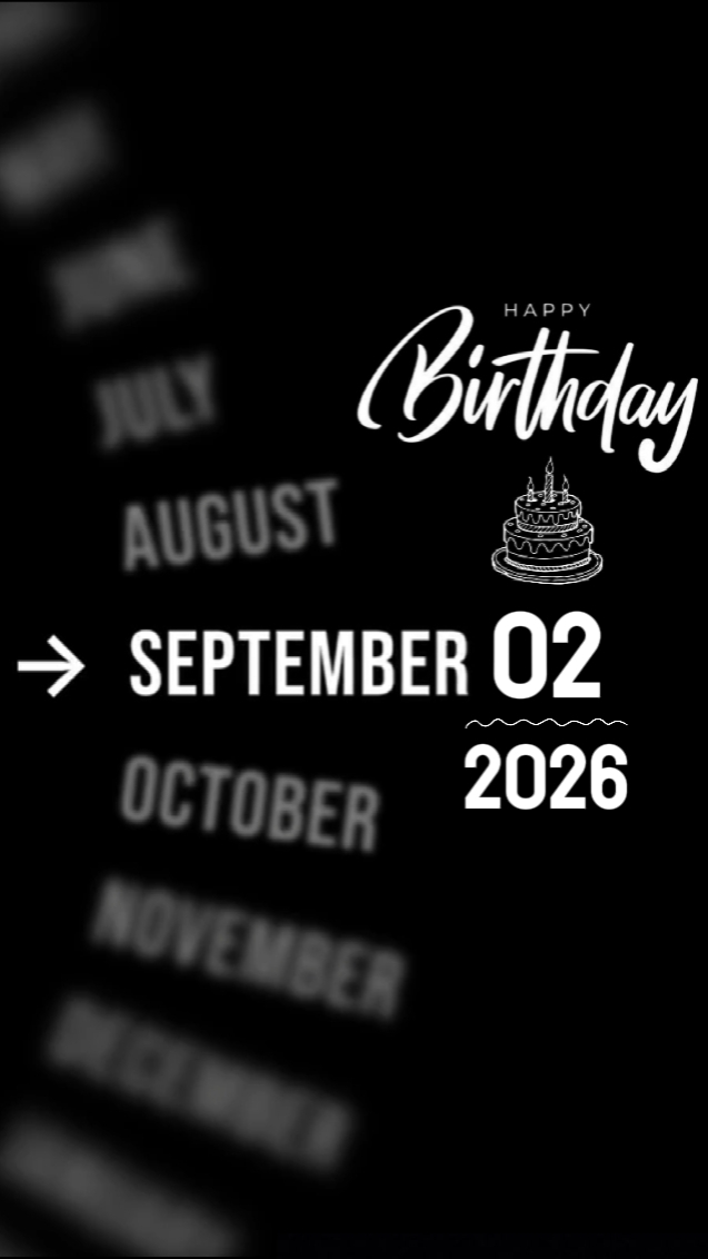 BDAY SON 2 SEPTEMBER