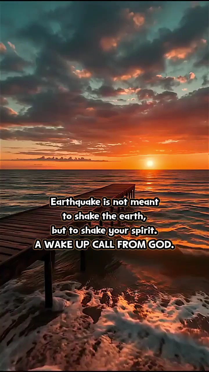 Wake up call frm God