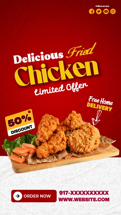 Fried chicken 