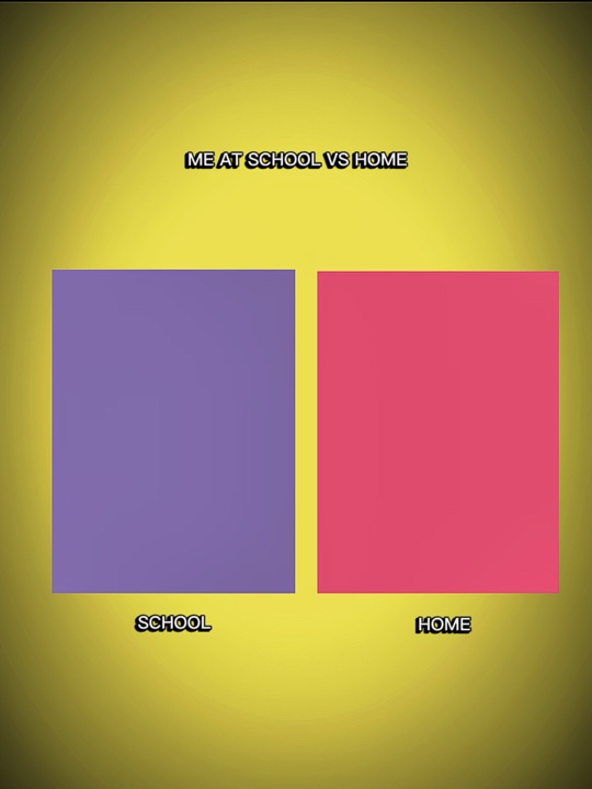School vs home 