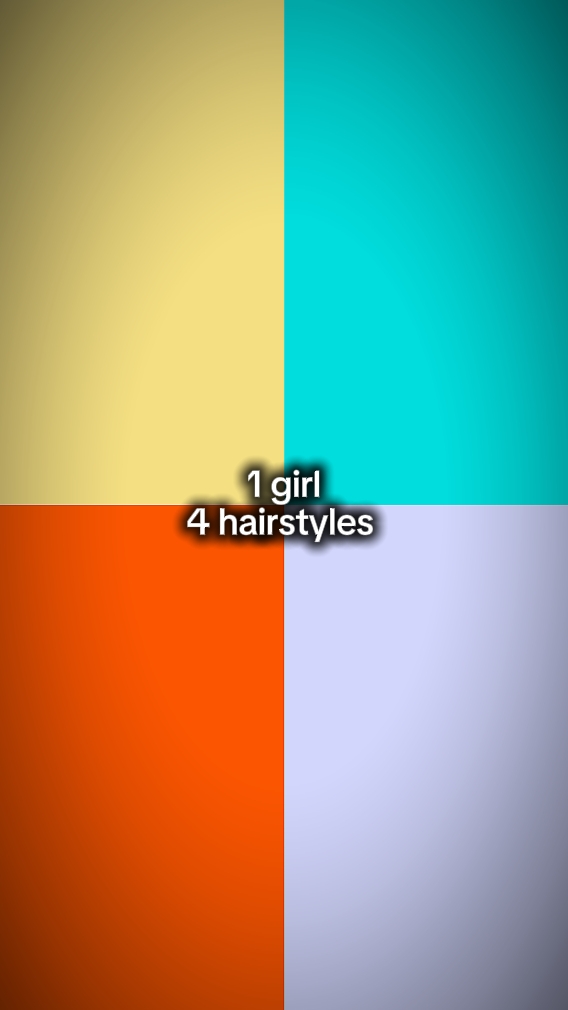 1 niña 4 peinados 