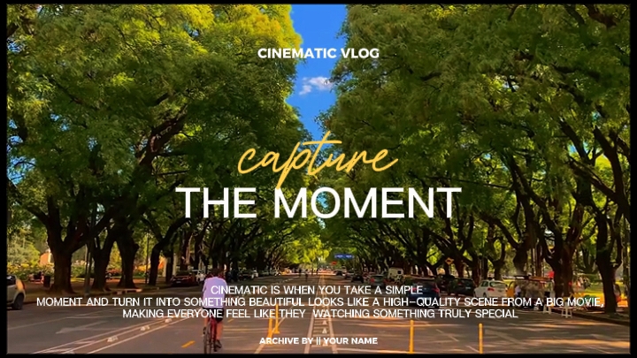 Cinematic Vlog