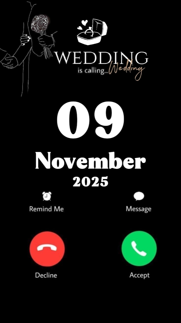 09 Nov. Wedding Day