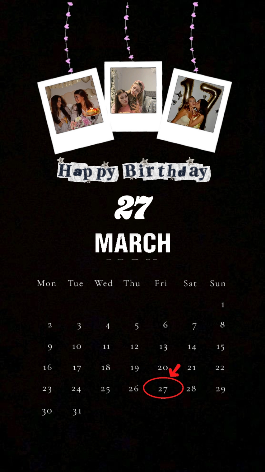 HBD 27 MARET