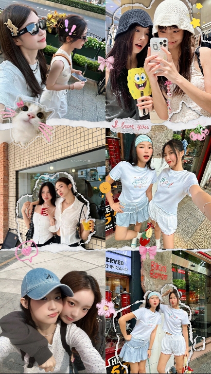 6개의 사진 그리드