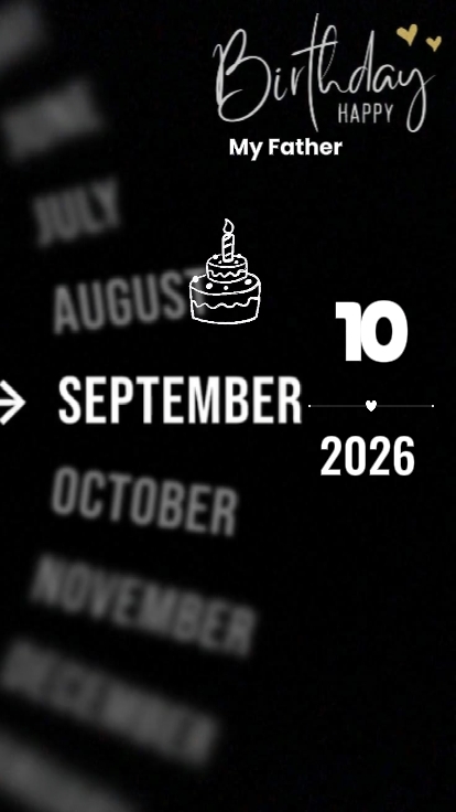 ULANG TAHUN AYAH 10 September