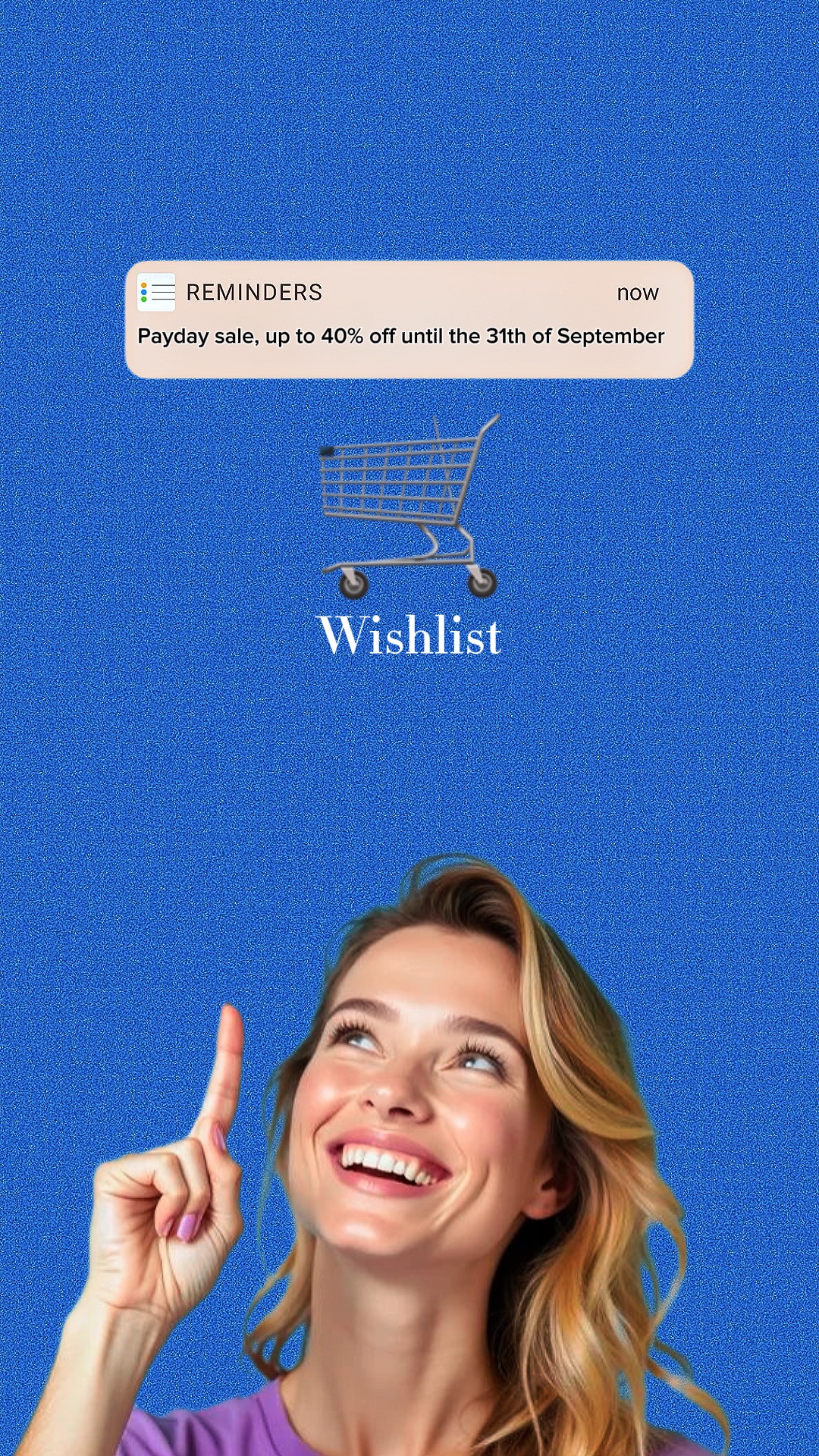 Annonce de promotion de vente 