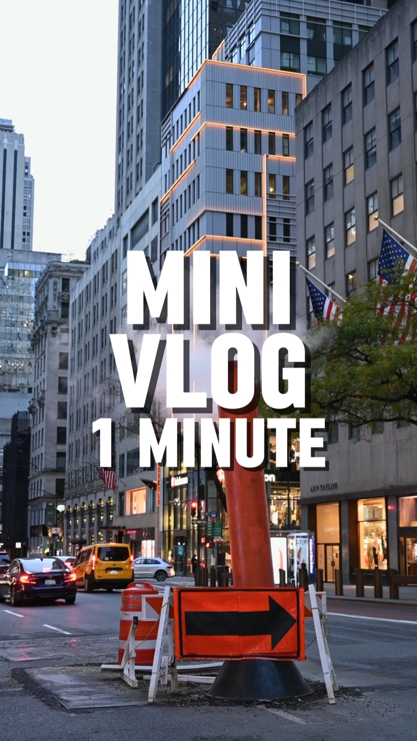 Vlog de 1 minuto 
