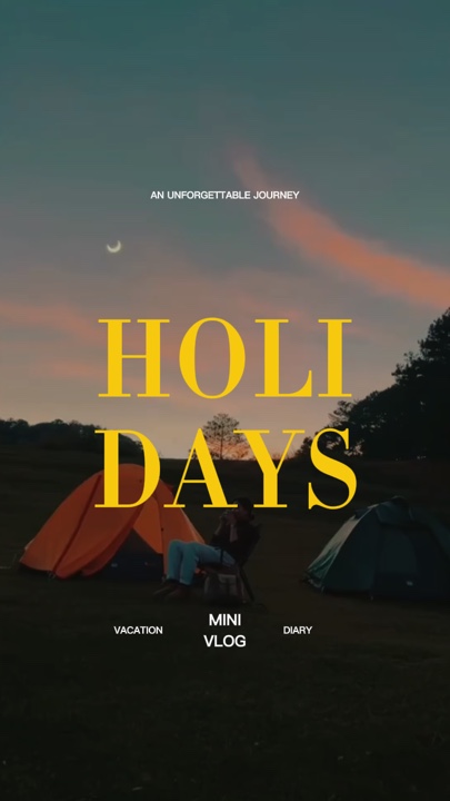 Holidays cinematic