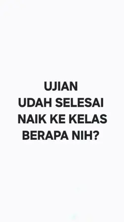 KELAS BERAPA?
