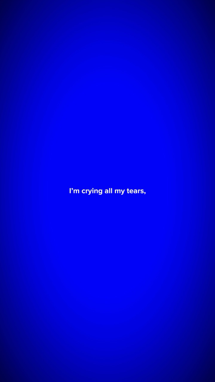 Estoy llorando mis lágrimas