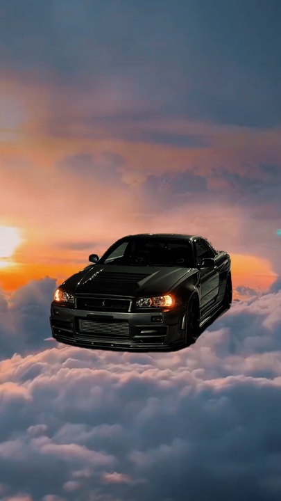 Car falling from sky