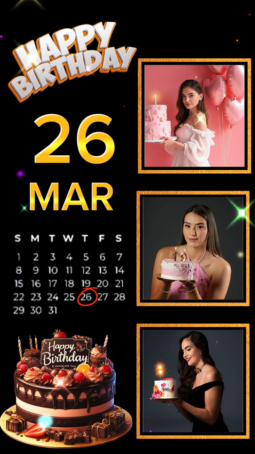 Anniversaire 26 MARS 
