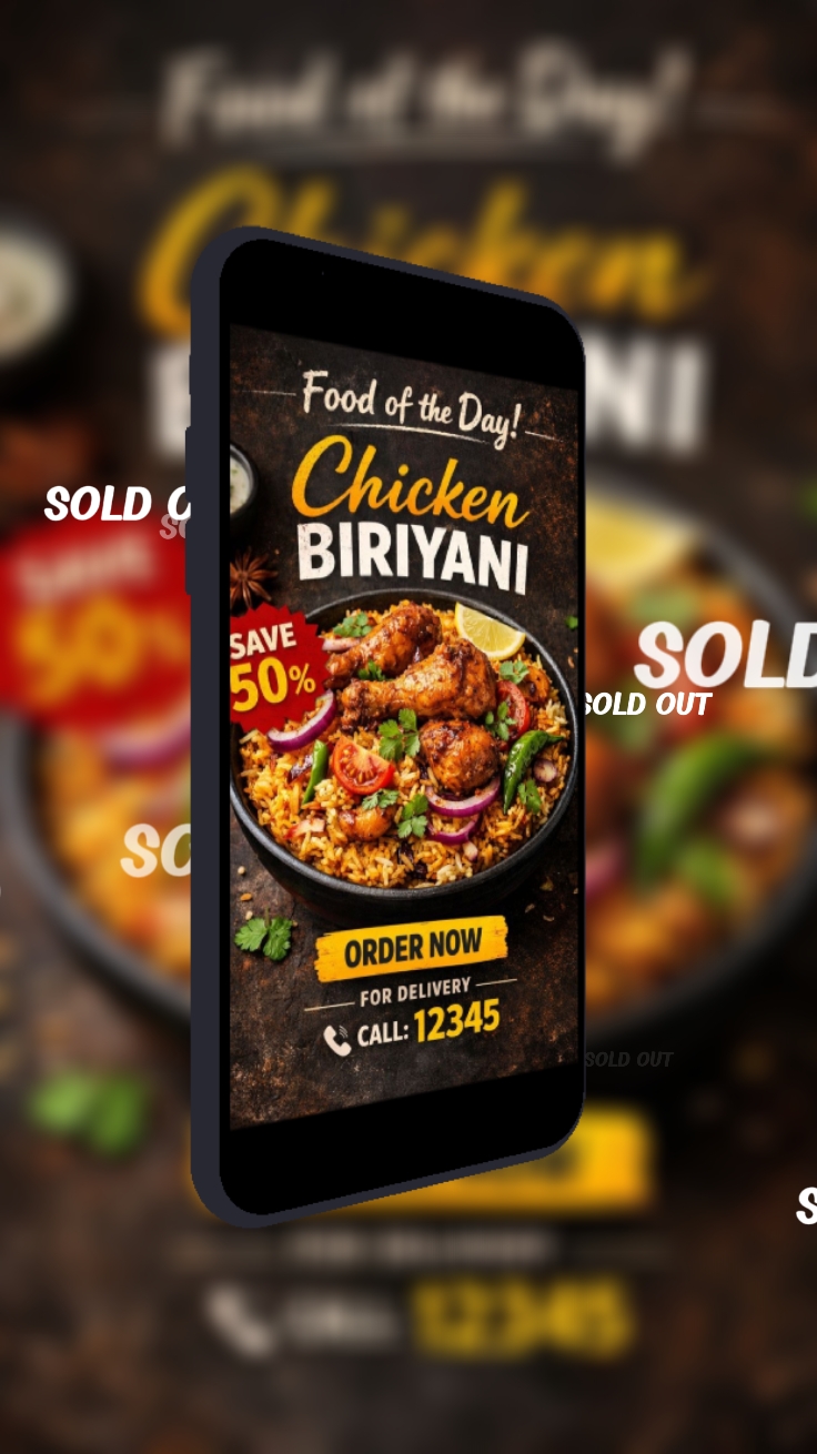 Poster makanan 