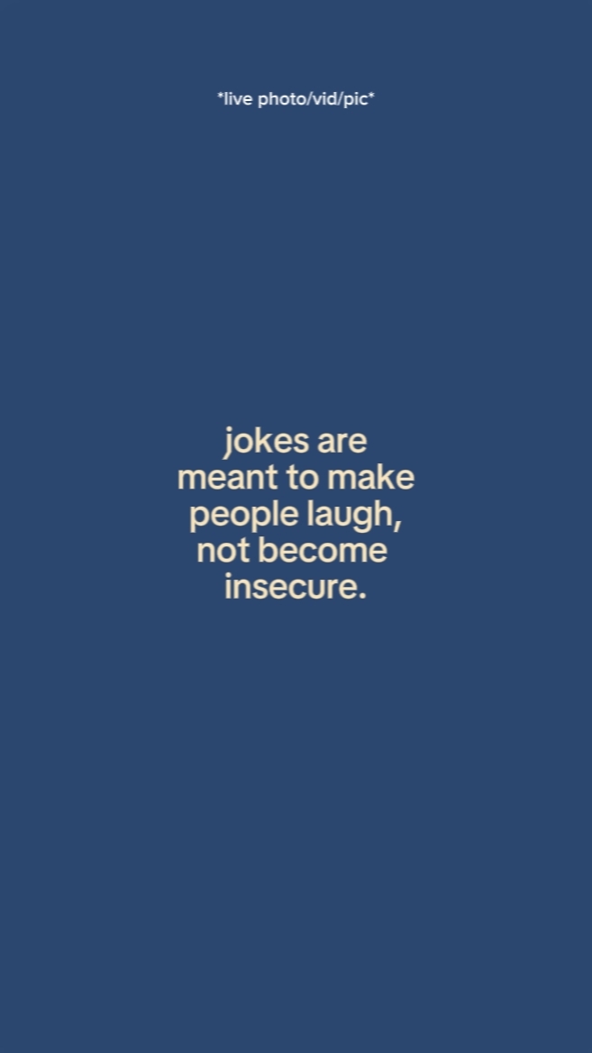 jokes are meant 